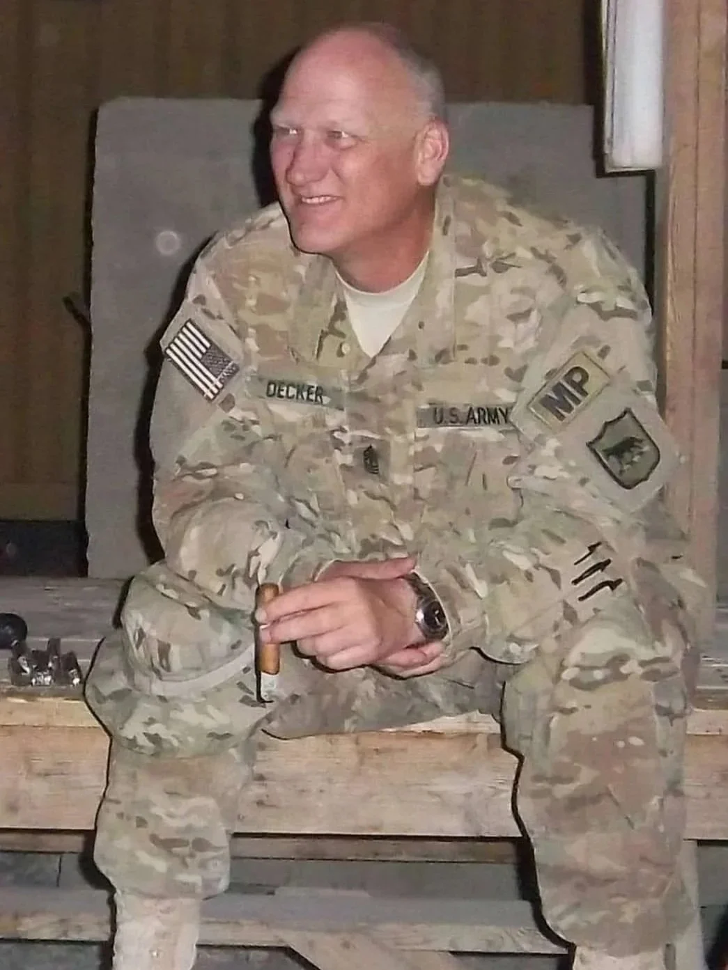 Randy Decker, Veteran, on tour in Afghanistan 2013