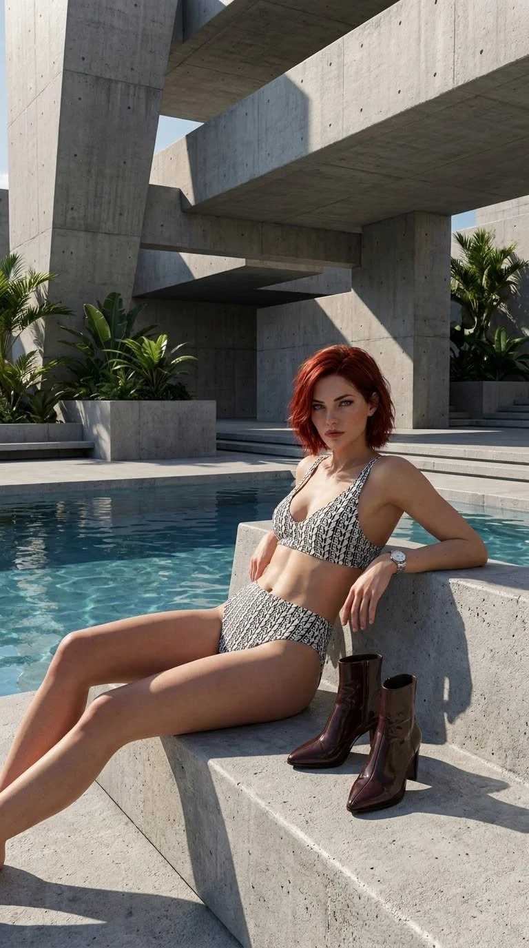 High-Waisted Dacron Set