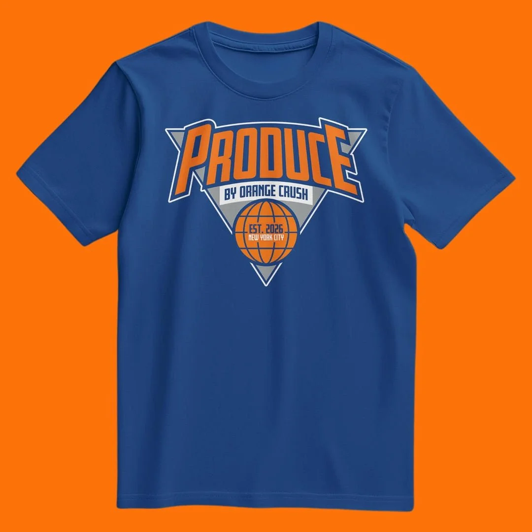 Knicks Blue & Orange PRODUCE T-Shirt