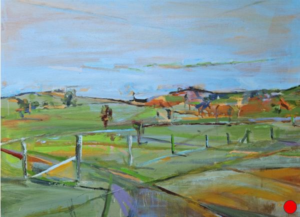 Entrance to green paddock, 2024 (Sold)