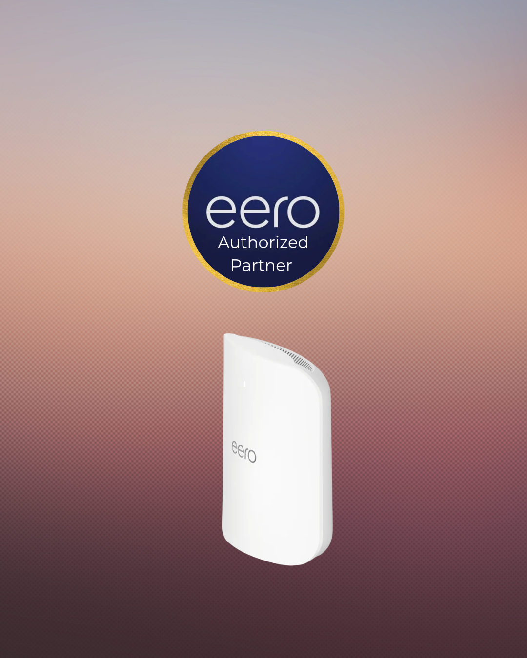 High-performance eero mesh Wi-Fi system setup by Ennoble Smart Home to optimize internet speeds and eliminate slow Wi-Fi.
