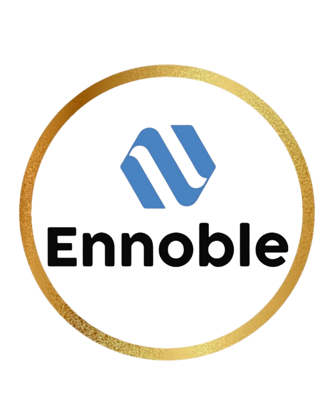 Ennoble Smart Home and Home Cinema official logo overlaying a modern living room theater, representing a premium smart home company specializing in TV mounting, home automation, and security in Murfreesboro TN.