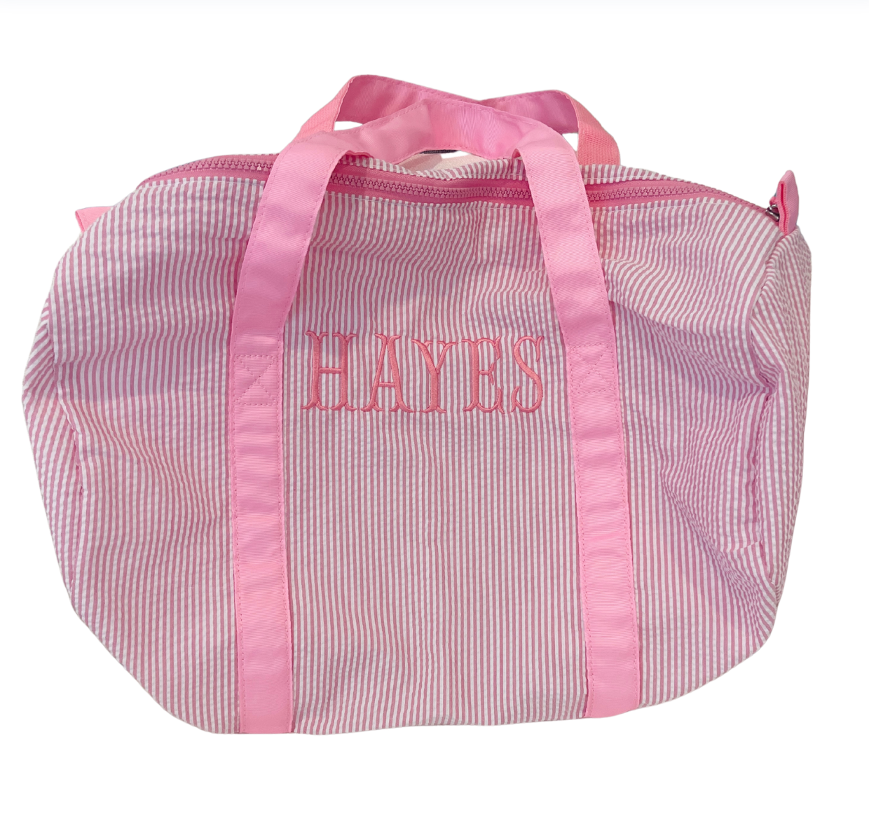 Baby/ Toddler Girl Seersucker Duffle Bag