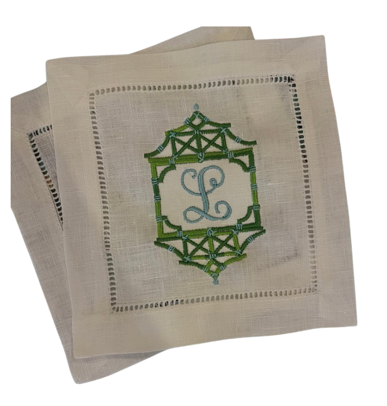 Pagoda Linen Cocktail Napkins
