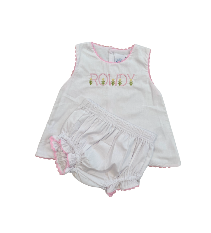 Girl's Tulip Swingback Diaper Set