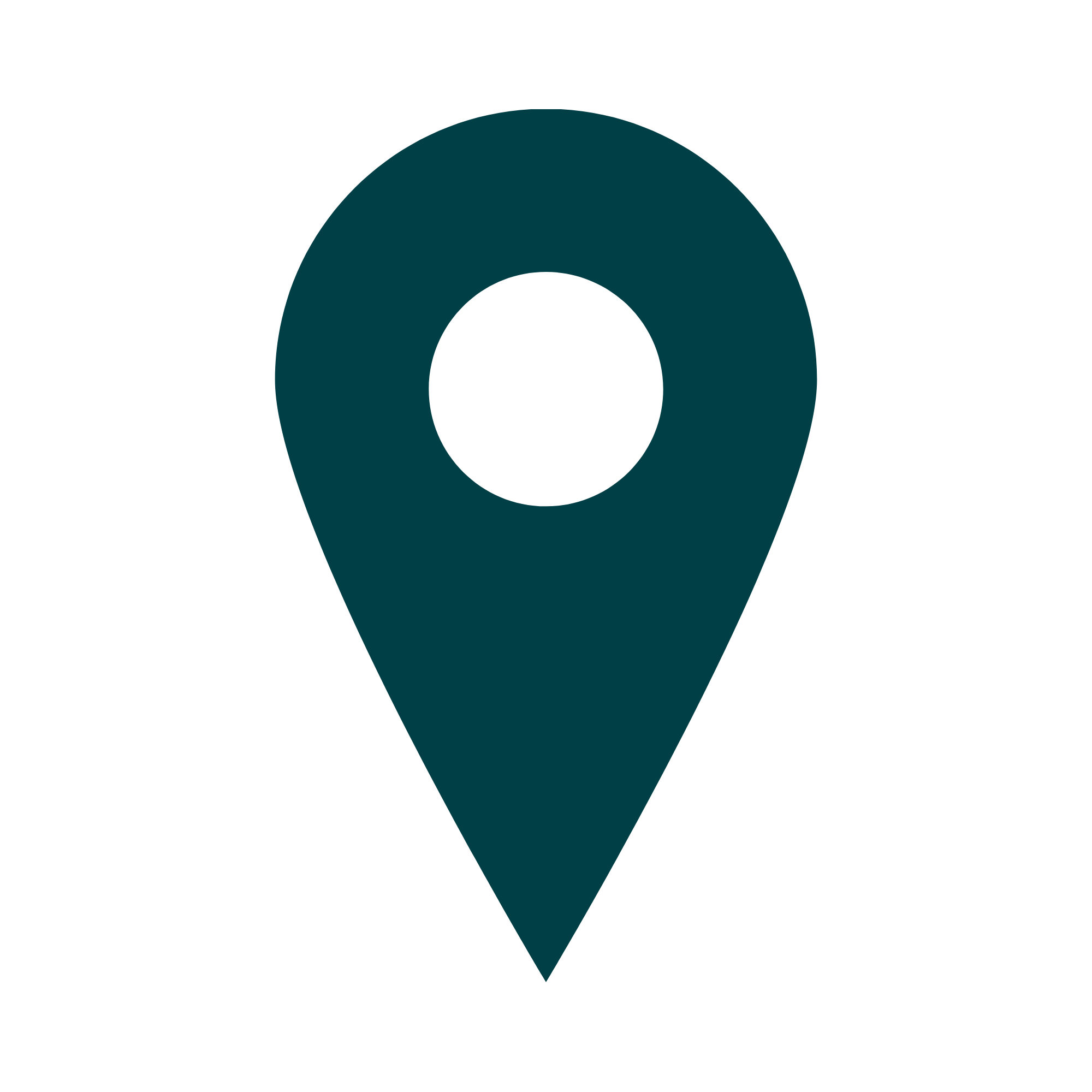 iconic symbol representing a location marker indicating a specific place.