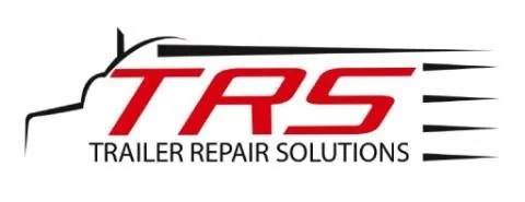 Logo for TRS Trailer Repair Solutions with stylized truck and motion lines.