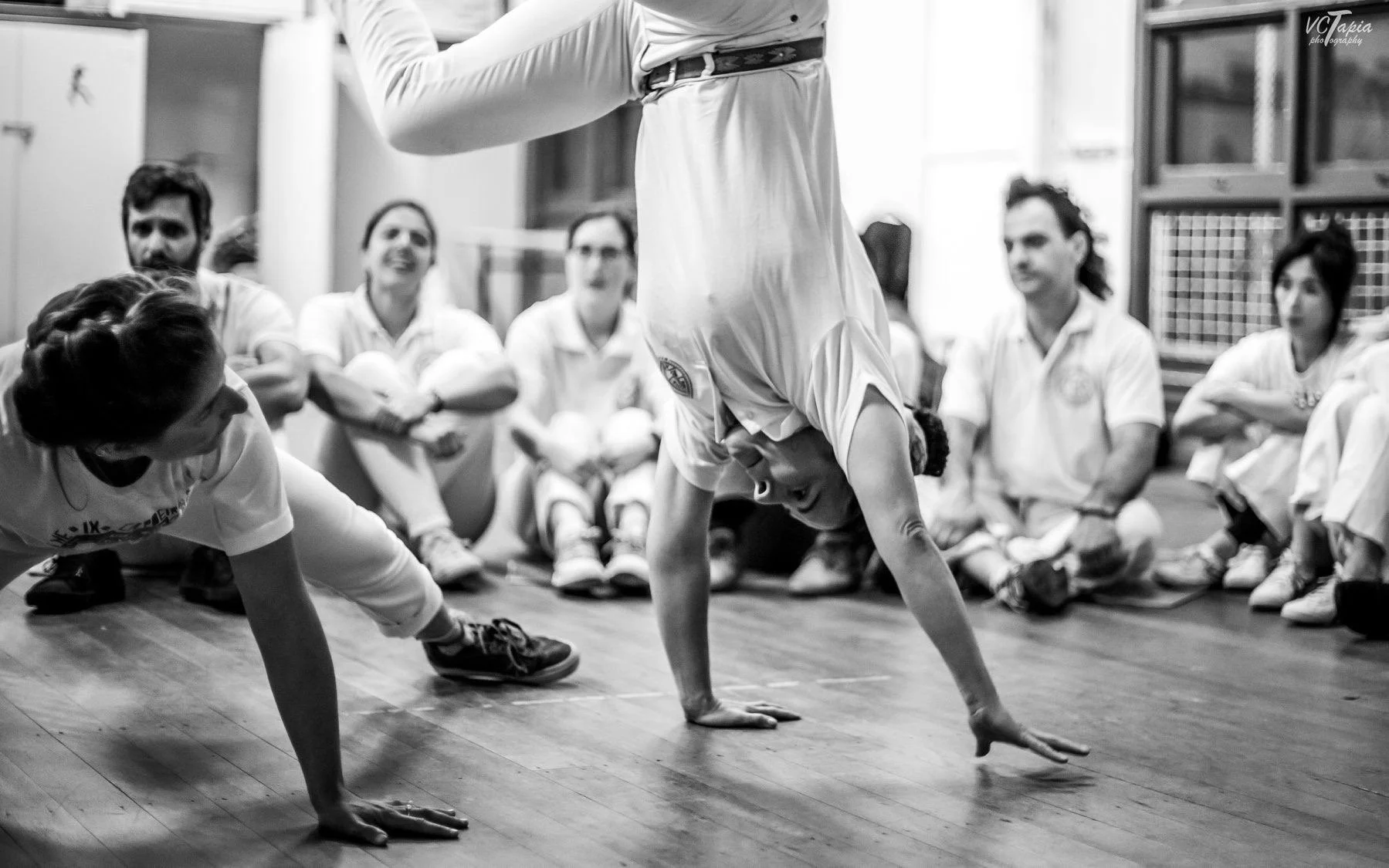 Ecamar Capoeira Angola Classes. We are a community family, we welcome people of all ages and backgrounds into a space of mutual respect, play, and growth