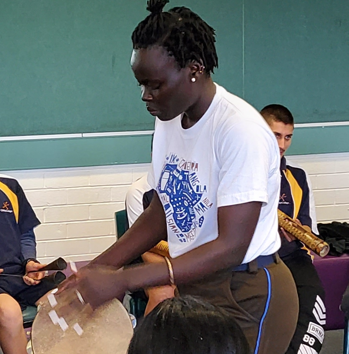 Evelyn Agripa. Capoeira Angola Social Educator.