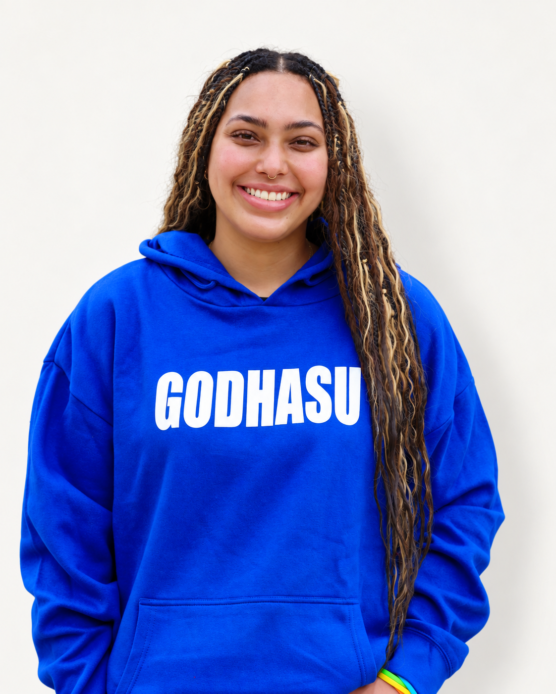 God Has You Hoodie - Blue