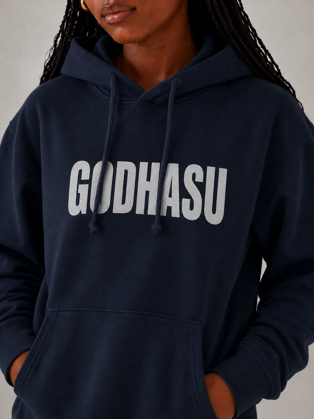 GodHasU Hoodie Navy.png