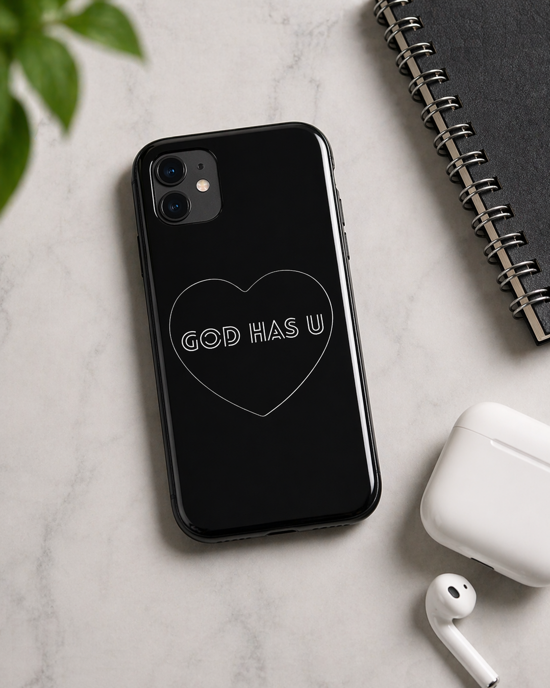 GOD HAS U heart