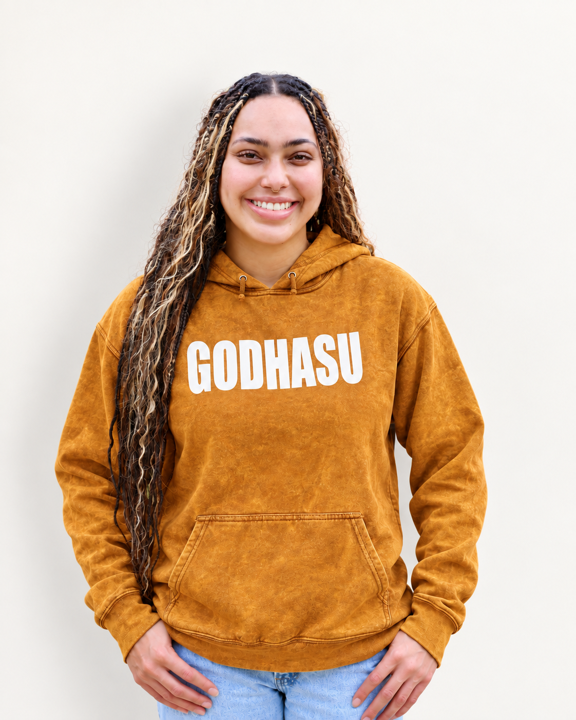 God Has You Hoodie - Brown