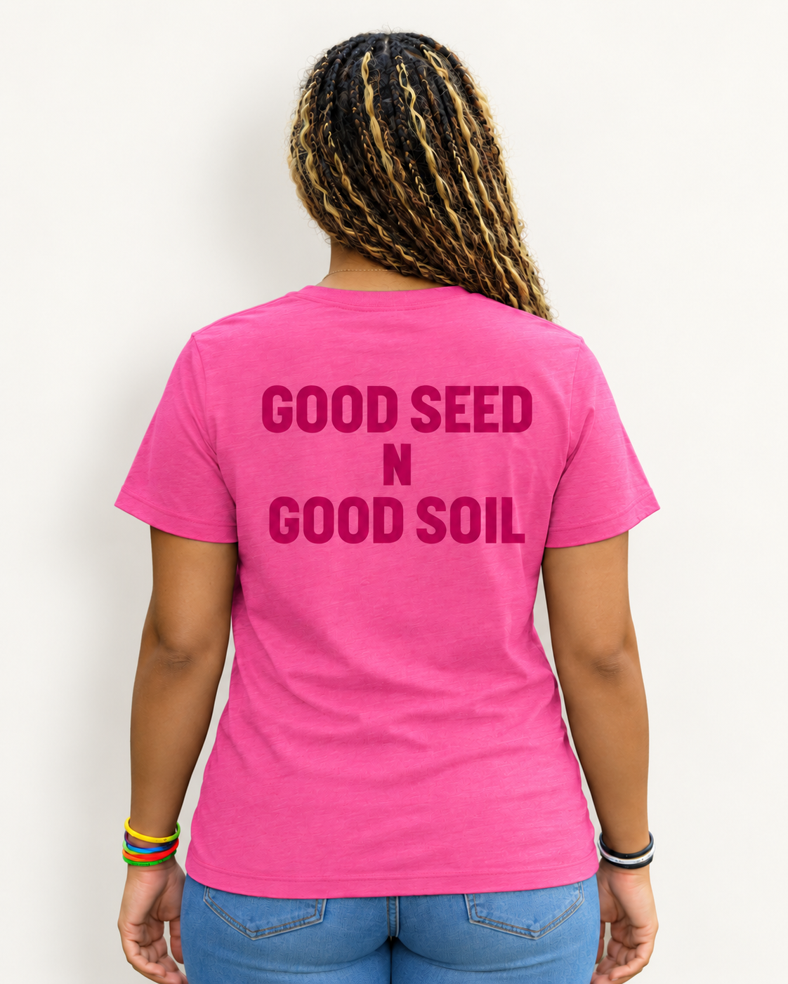 God Seed T-shirt - Pink