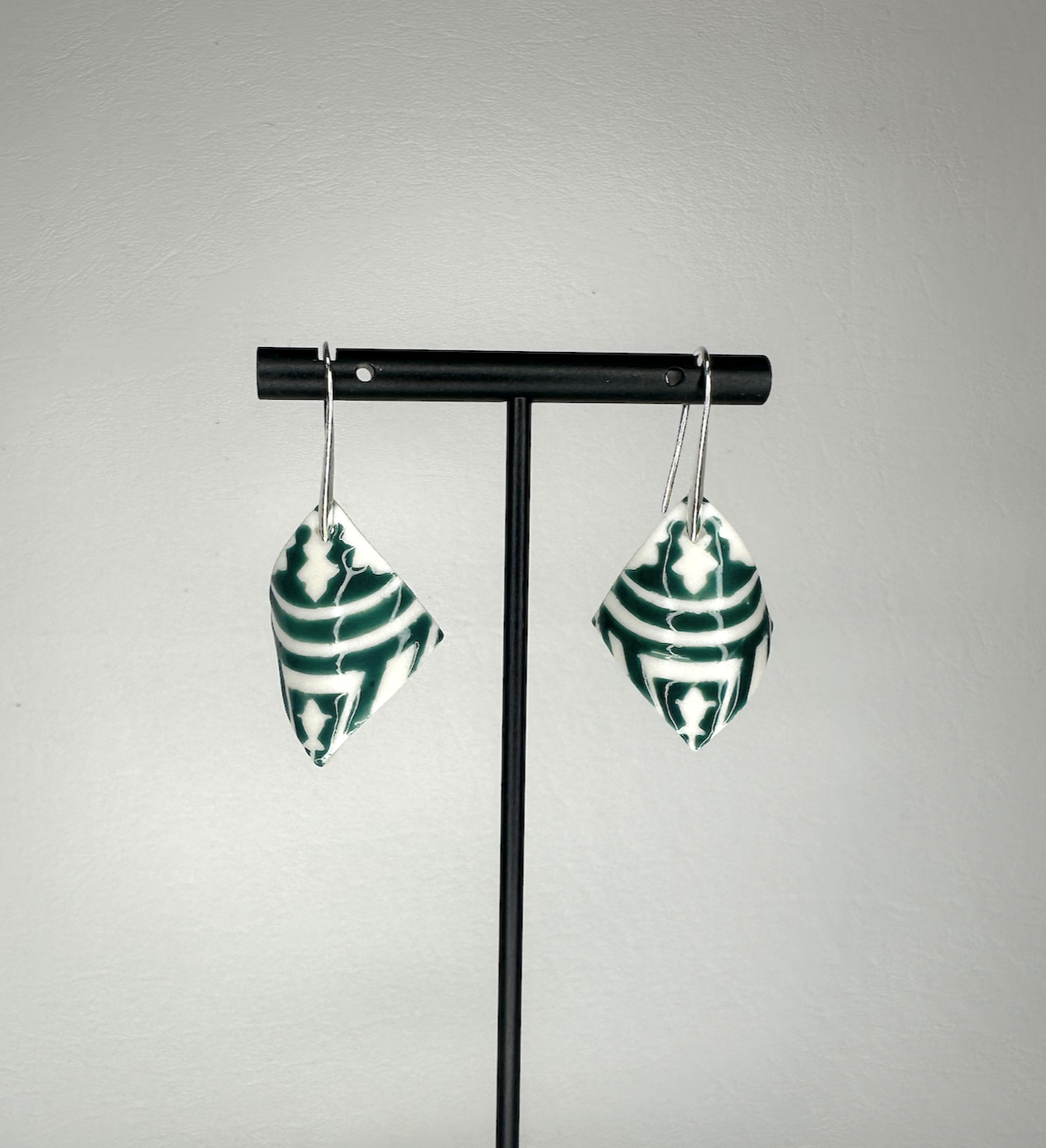 Green Tile Earring