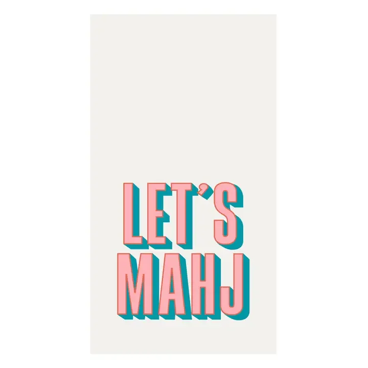 Let's Mahj Guest Towels