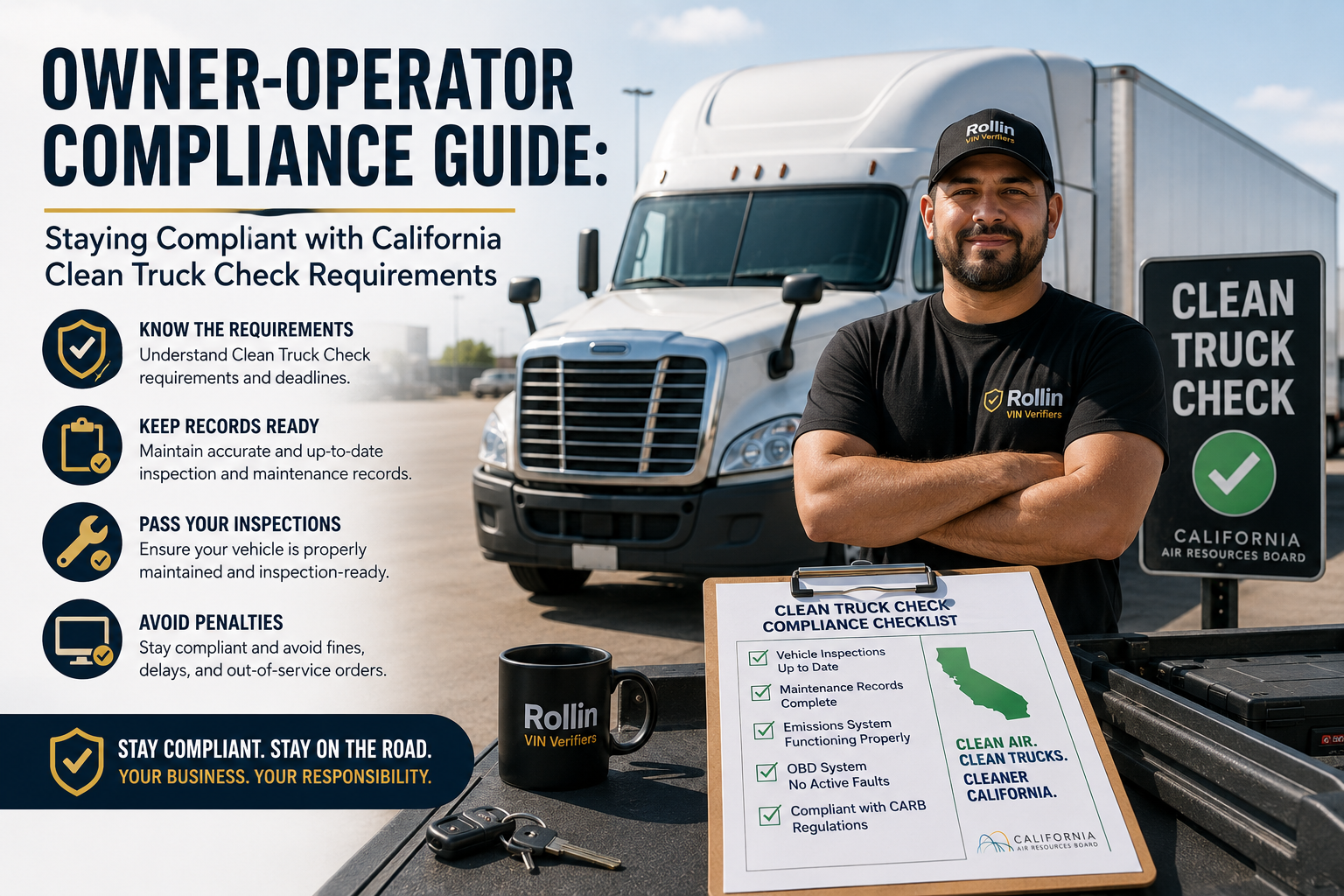 Owner-Operator Compliance Guide: Staying Compliant with California Clean Truck Check Requirements