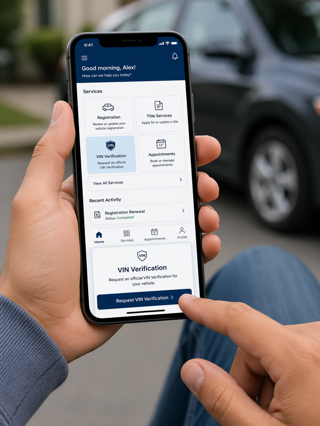 carb portal setup services