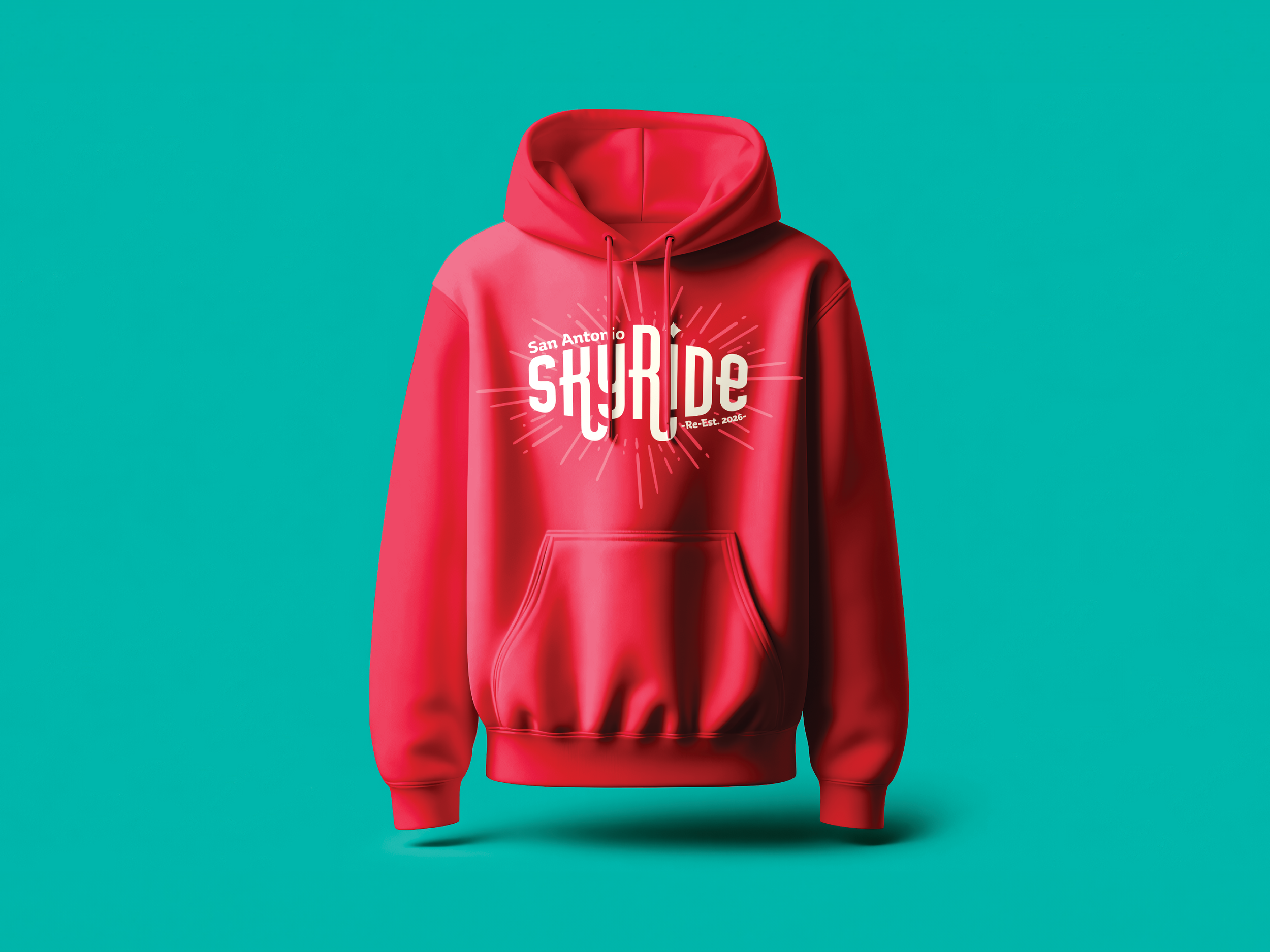 San Antonio SkyRide brand identity in use