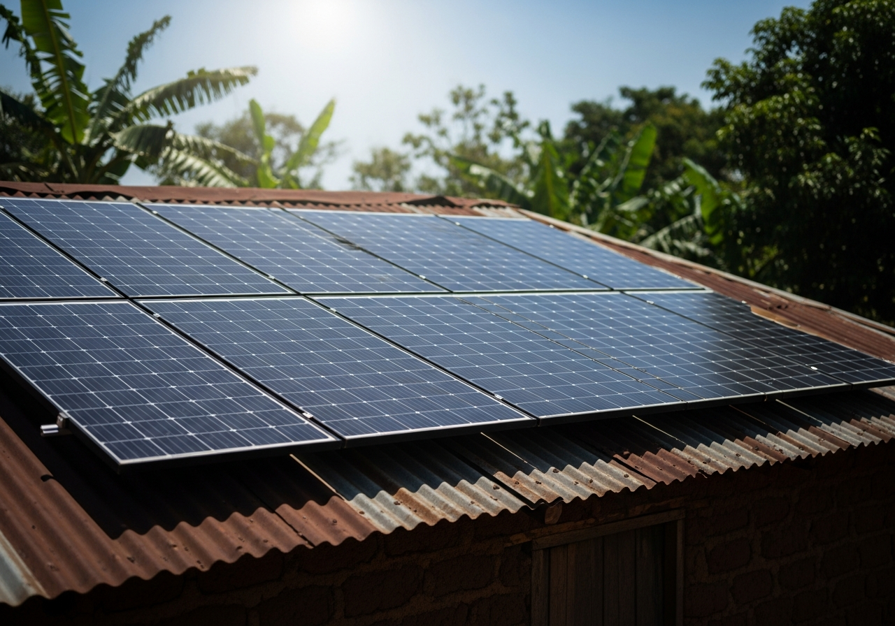 Community Solar Arrays We install high-capacity, low-maintenance solar panels to power clinics, schools, and community centers. Reliable electricity means medicine stays cold, children can study after dark, and local businesses can thrive.