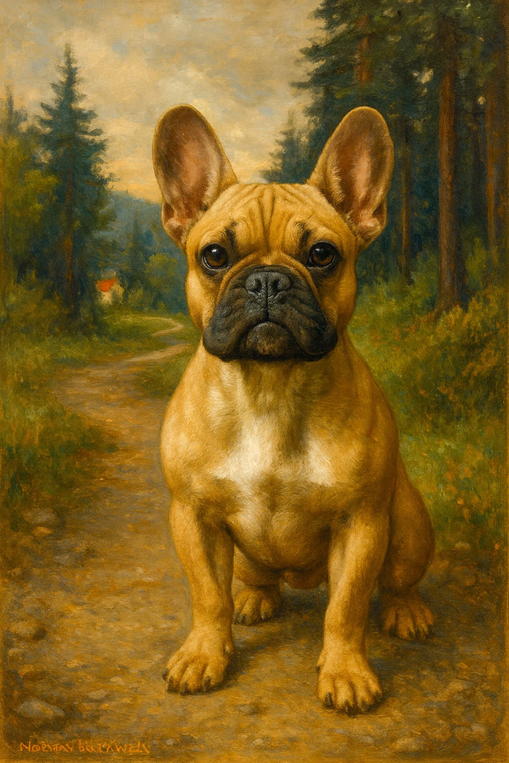French Bulldog on Countryside Path.jpg
