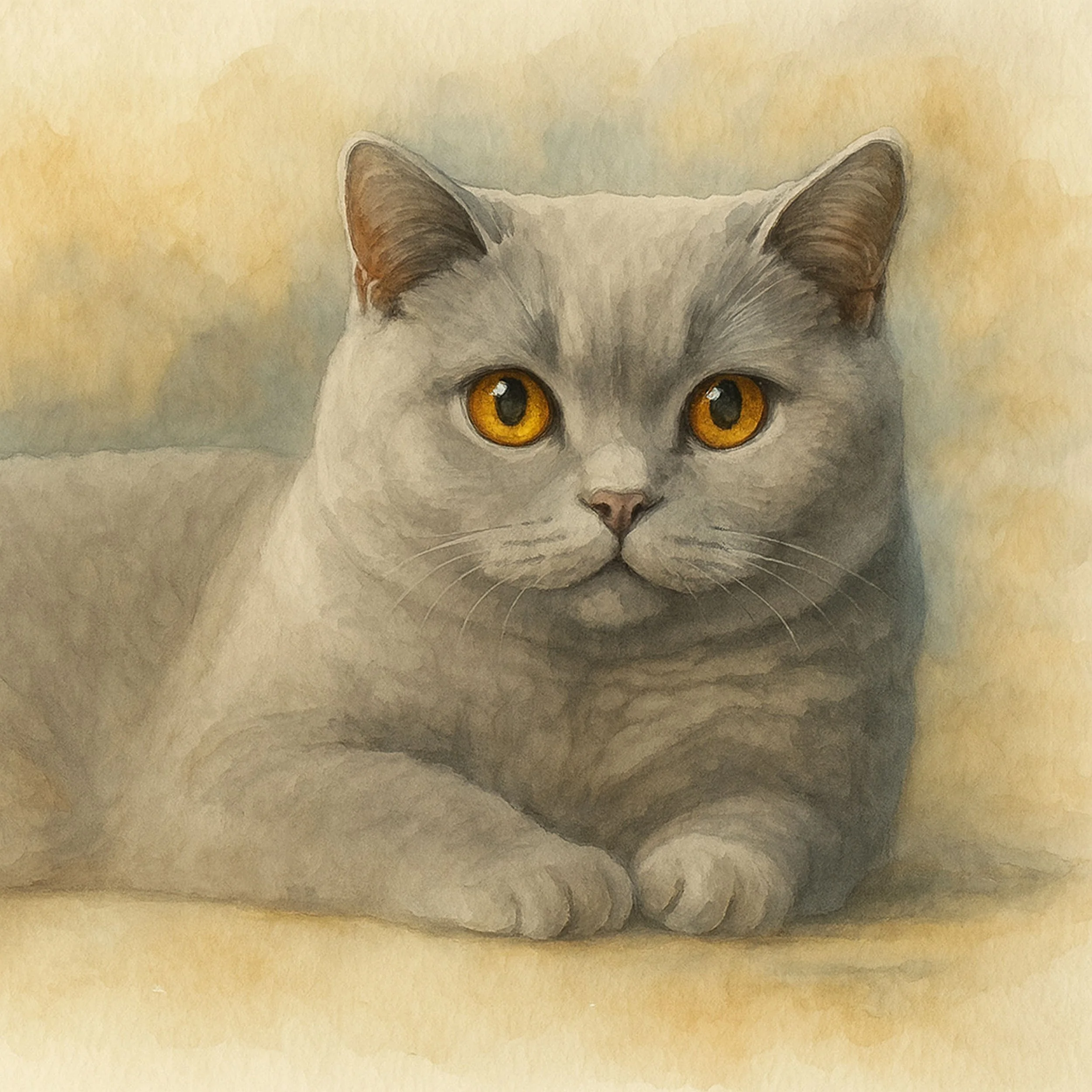 Gentle Gaze of a British Shorthair.jpg