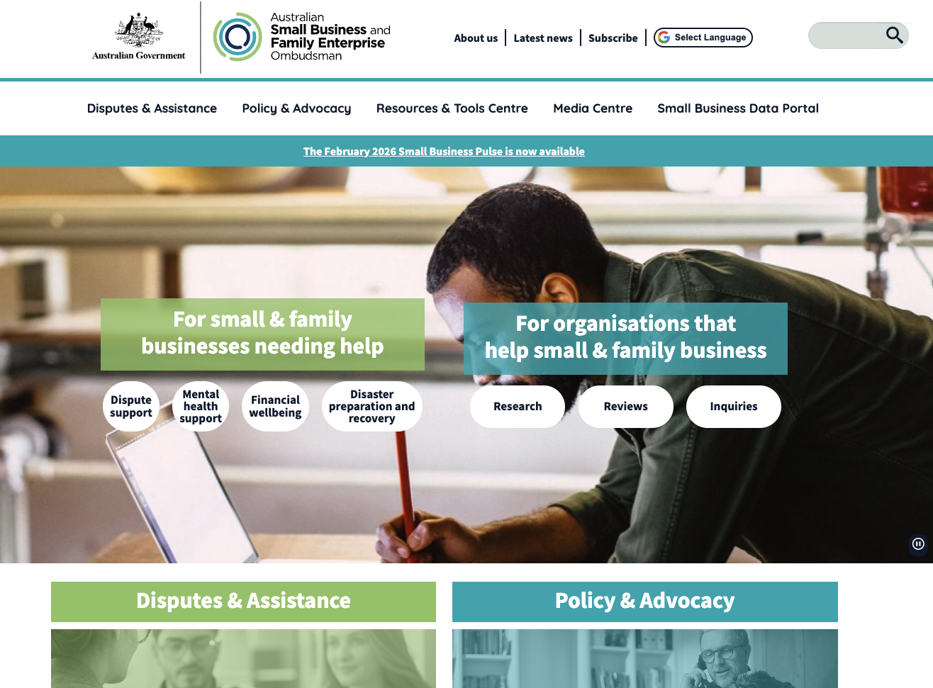 Australian Small Business and Family Enterprise Ombudsman