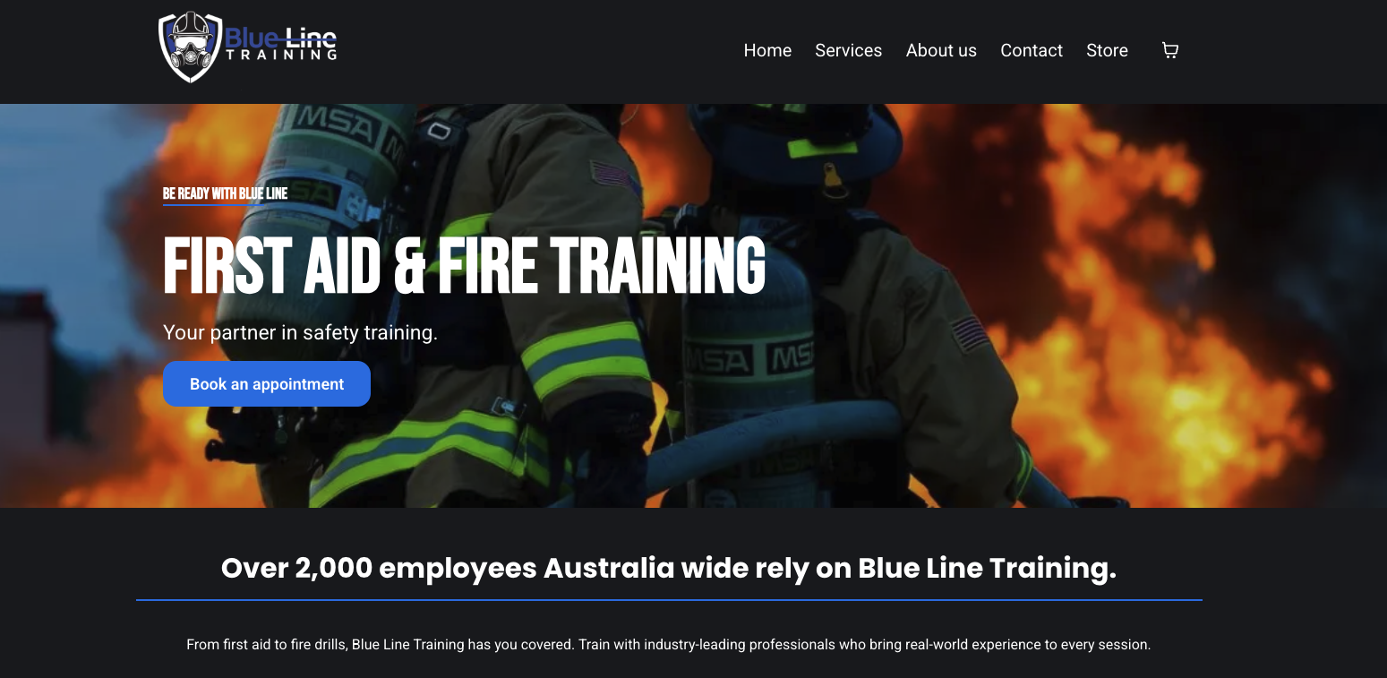 At Blue Line Training, we are dedicated to providing premium workplace safety training solutions designed to protect your employees and ensure compliance with industry regulations.

Our services include fire safety training, evacuation drills, first 