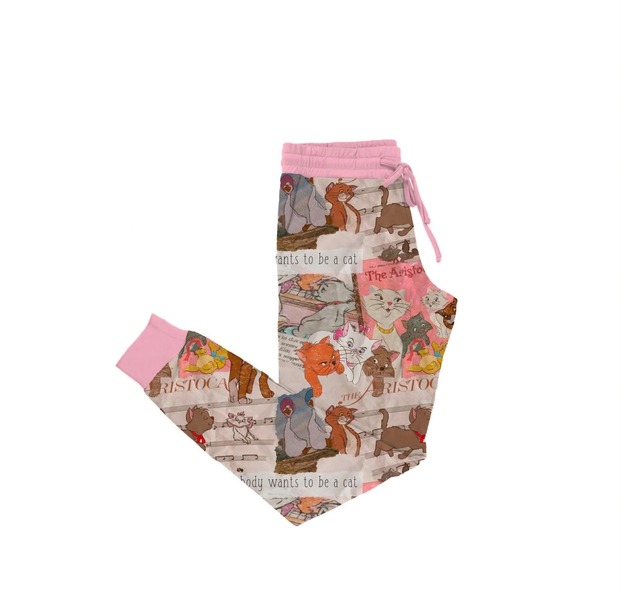 Cats Story Adult Joggers