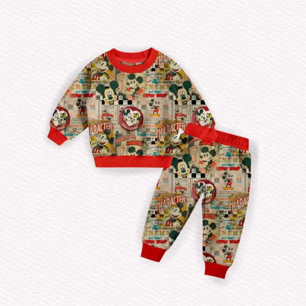 Mouse Story French Terry Jogger Set