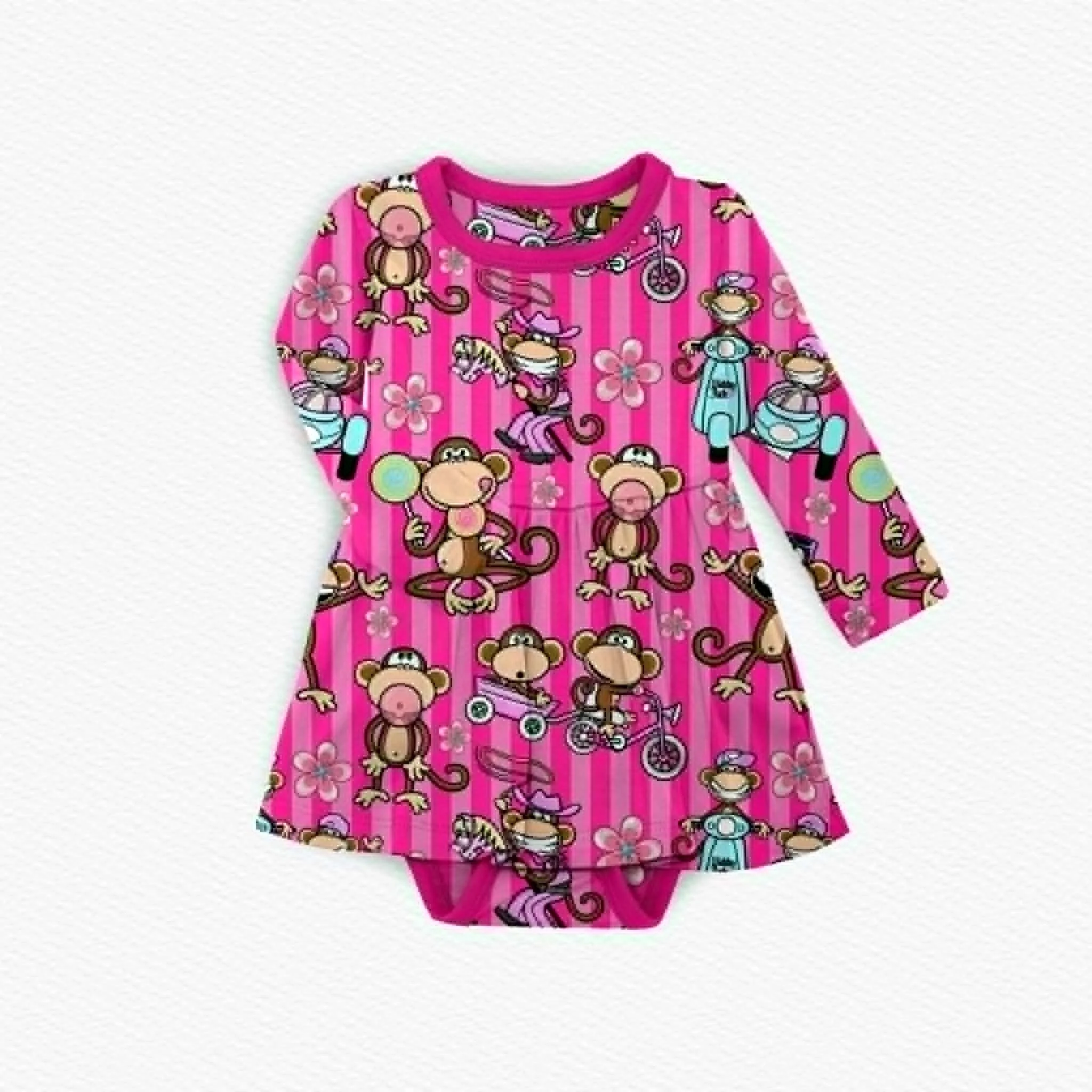 Bubble Monkey Bodysuit Twirl