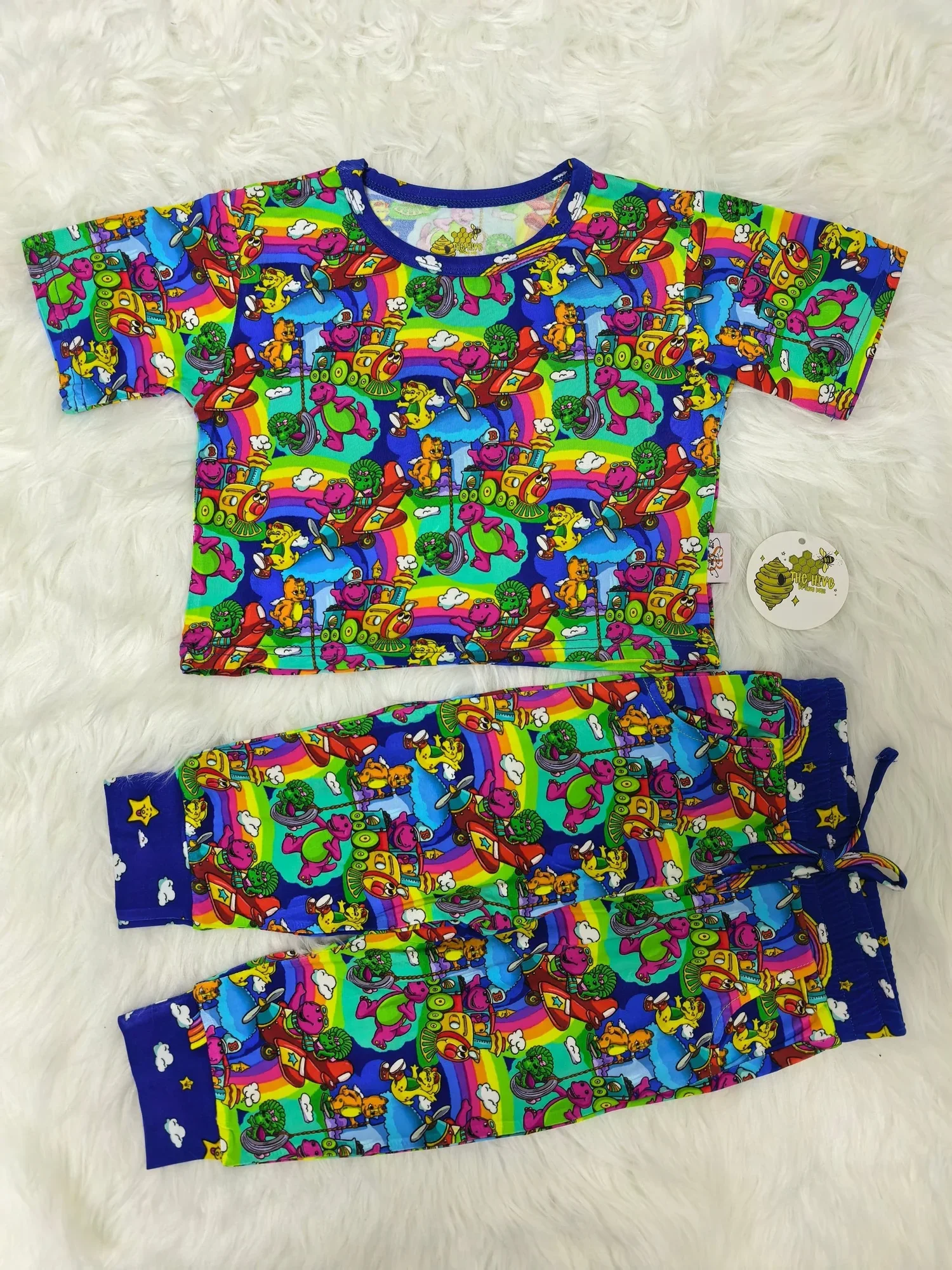 Purple Dino Tee and Joggers