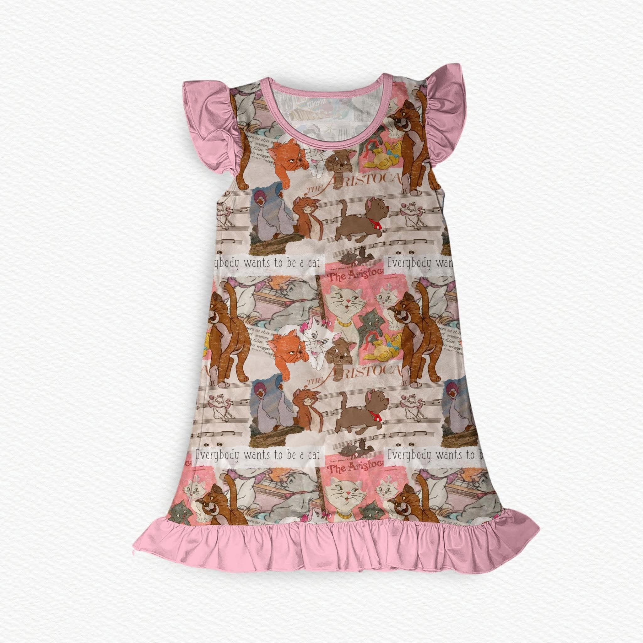 Cats Story Nightgown