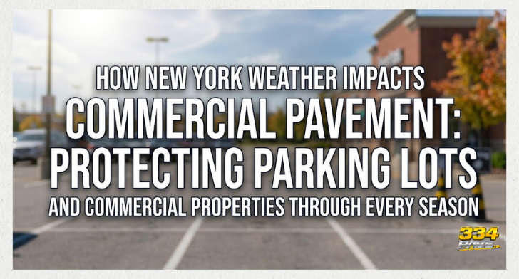 How New York Weather Impacts Commercial Pavement: Protecting Parking Lots and Commercial Properties Through Every Season
