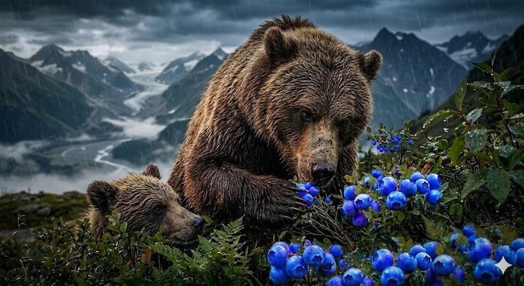 VocalicR_AIR_BearEatingBerries.jpg