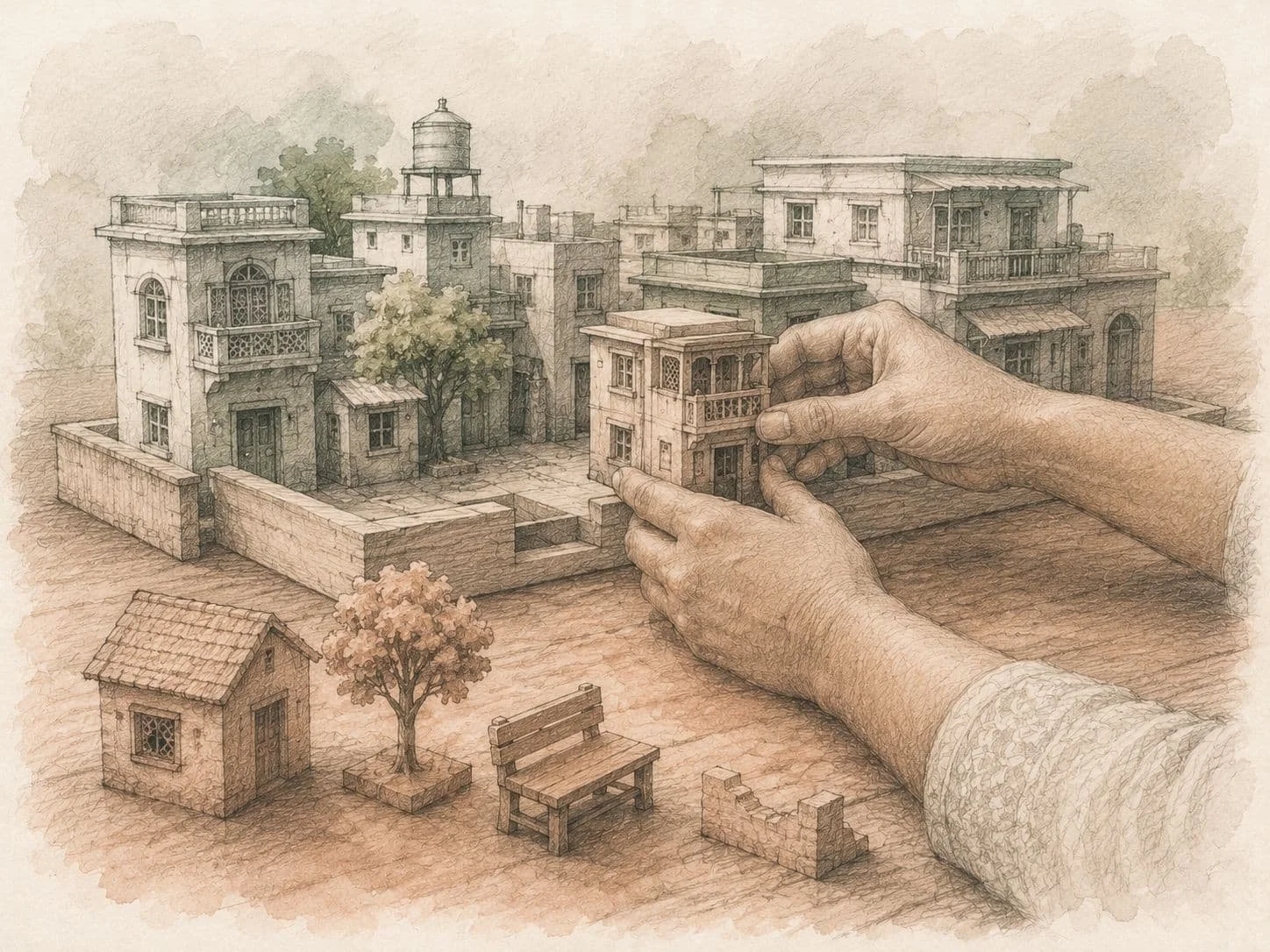 The Village You Came Back For Will Not Arrive Pre-Assembled
