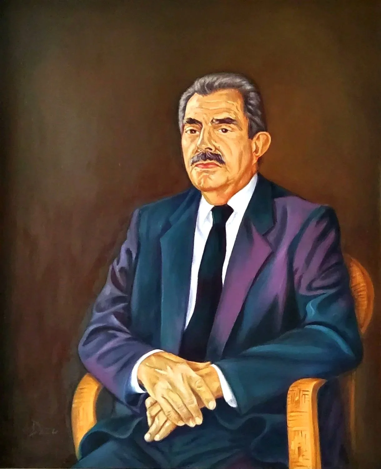 Ezequiel Daza, padre del artista.