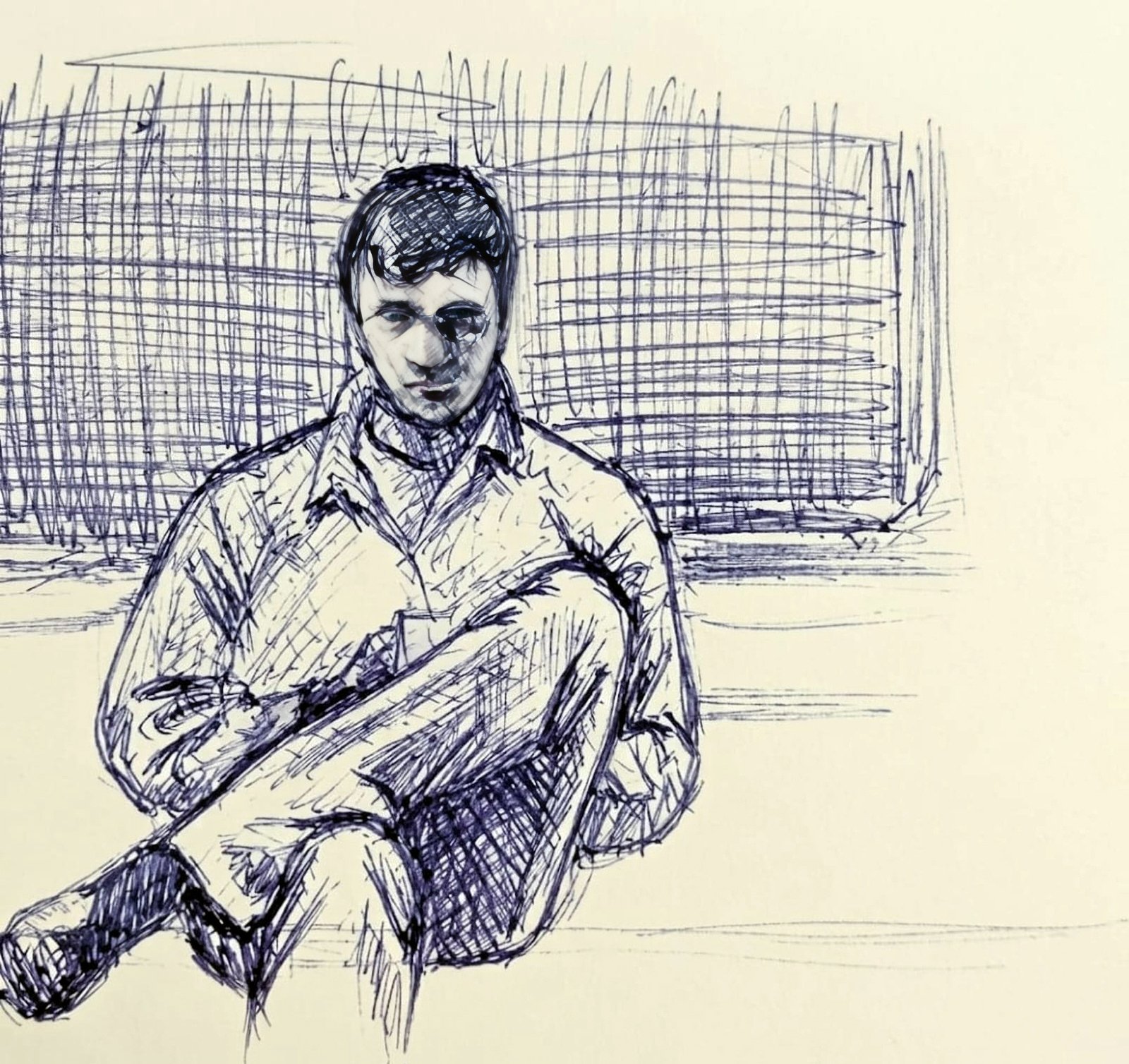 Autorretrato en el Cercanías