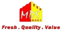 MDS Mart logo with red, yellow, and green colors, and the slogan 'Fresh. Quality. Value.'