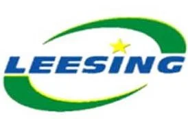 Leasing logo with green, blue, and yellow star design