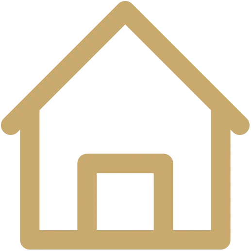 Gold outline graphic of a house.