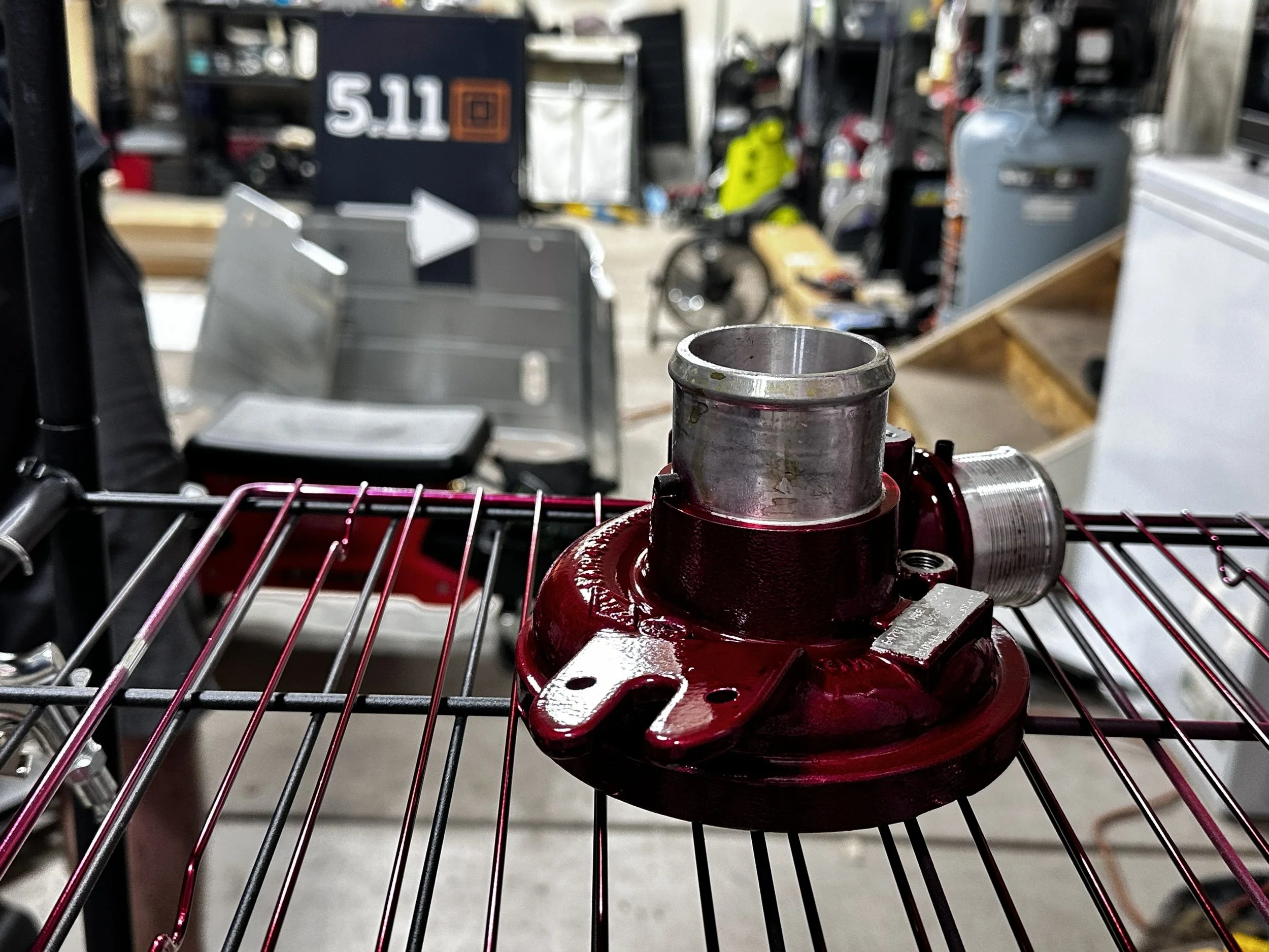 Turbo in translucent Red  Baked
