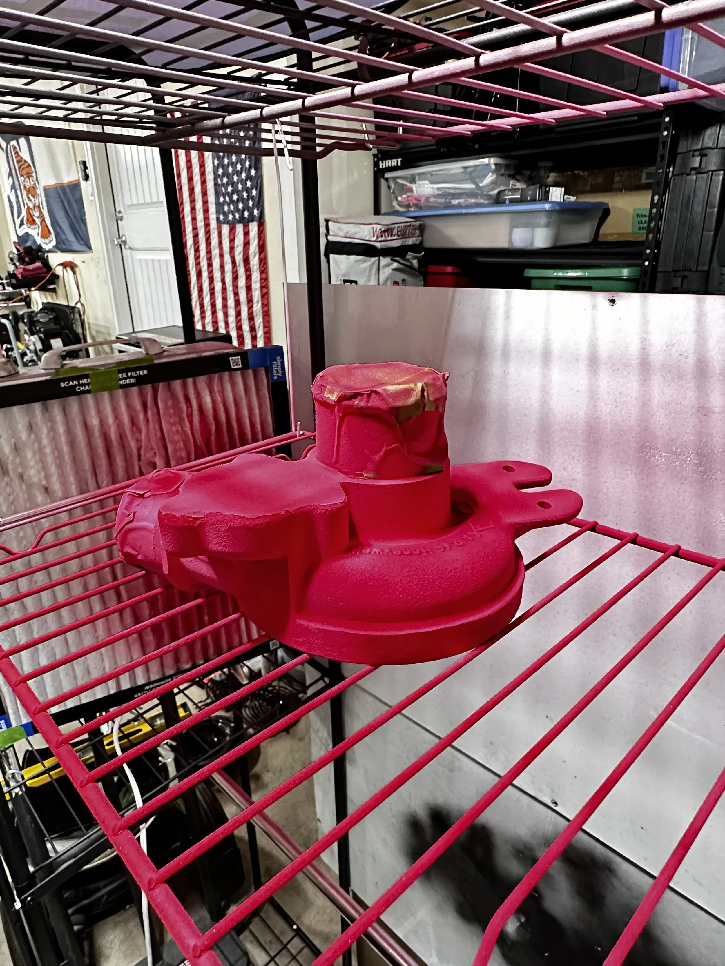 Turbo in translucent Red Pre Bake