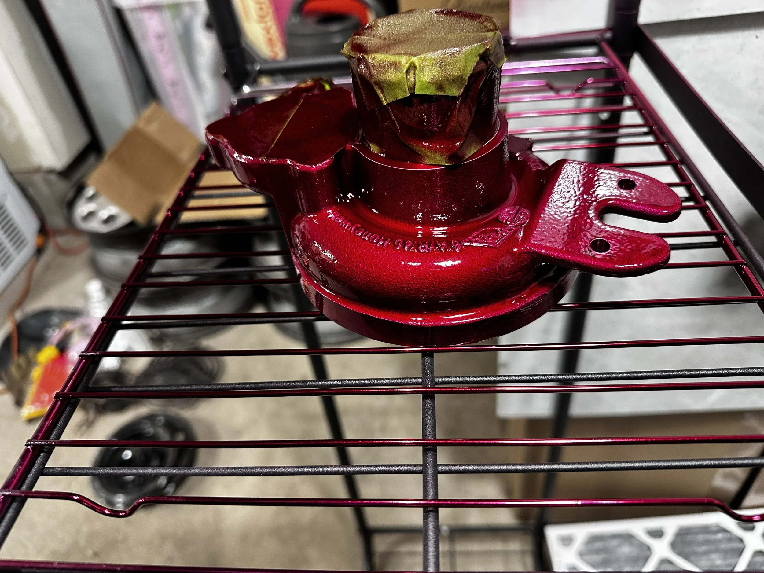 Turbo in translucent Red  Baked