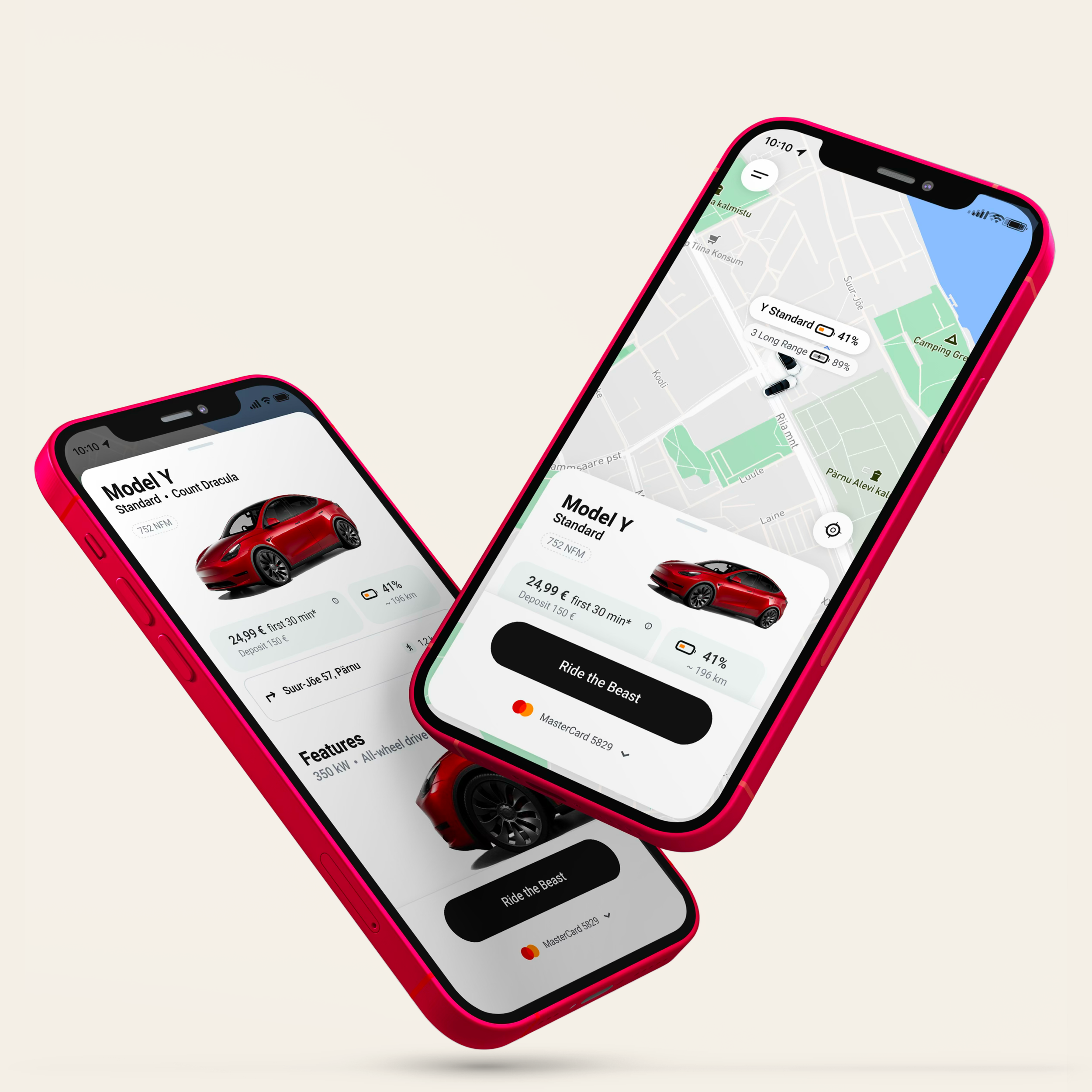 Beast App - Tesla Rent