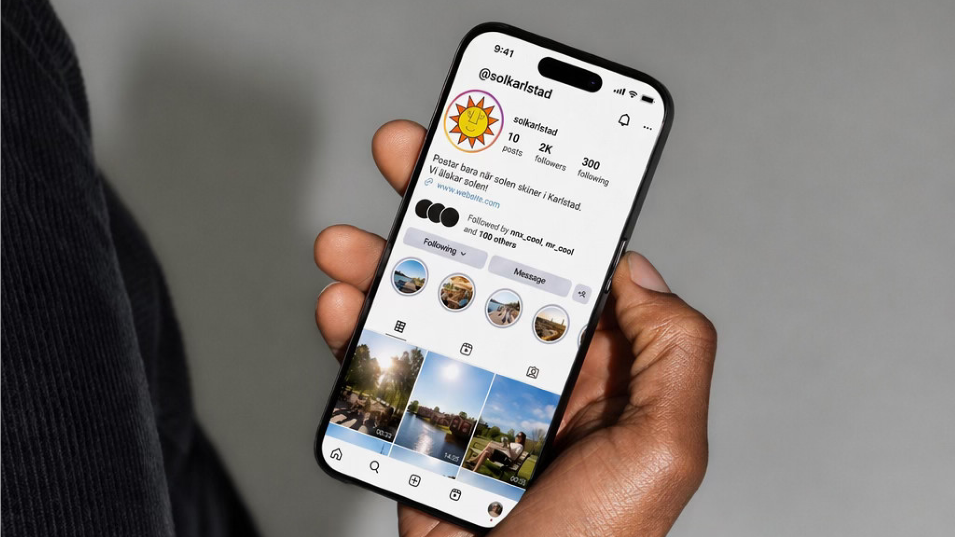 Mockup instagram 