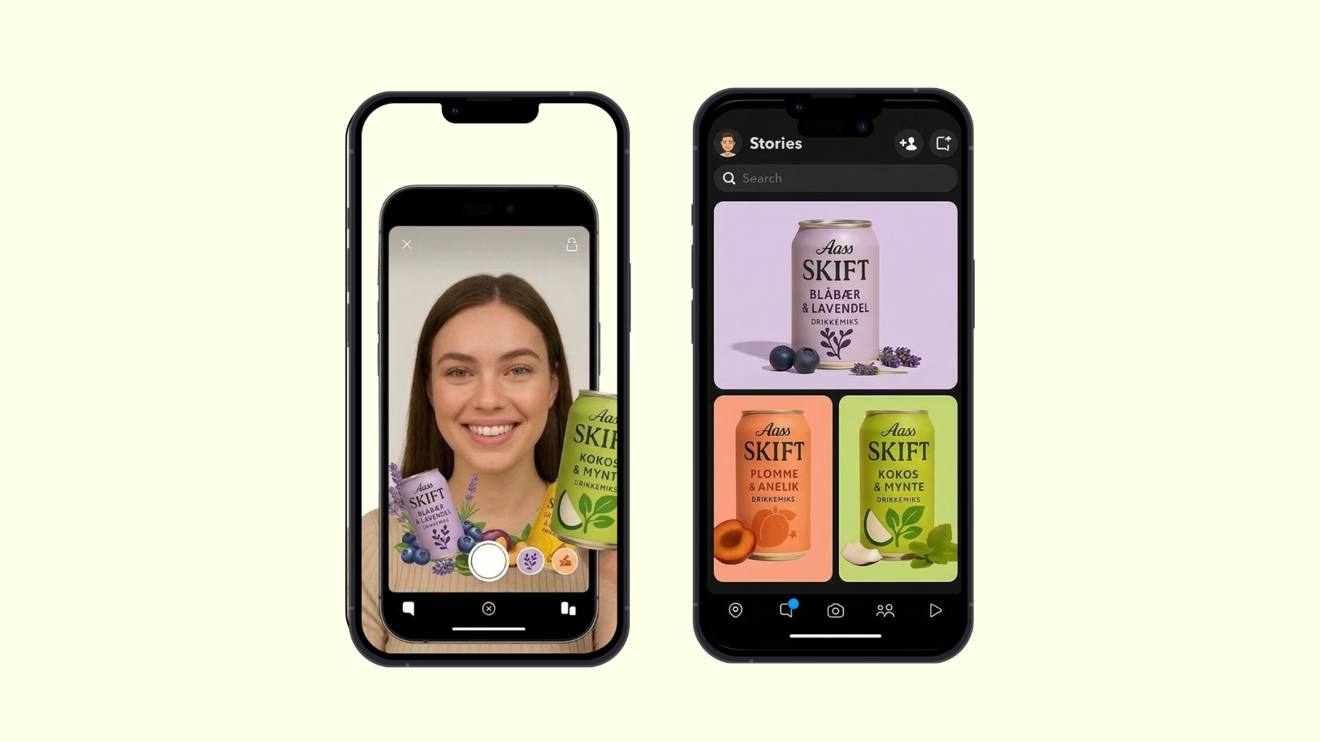 SnapChat mockup