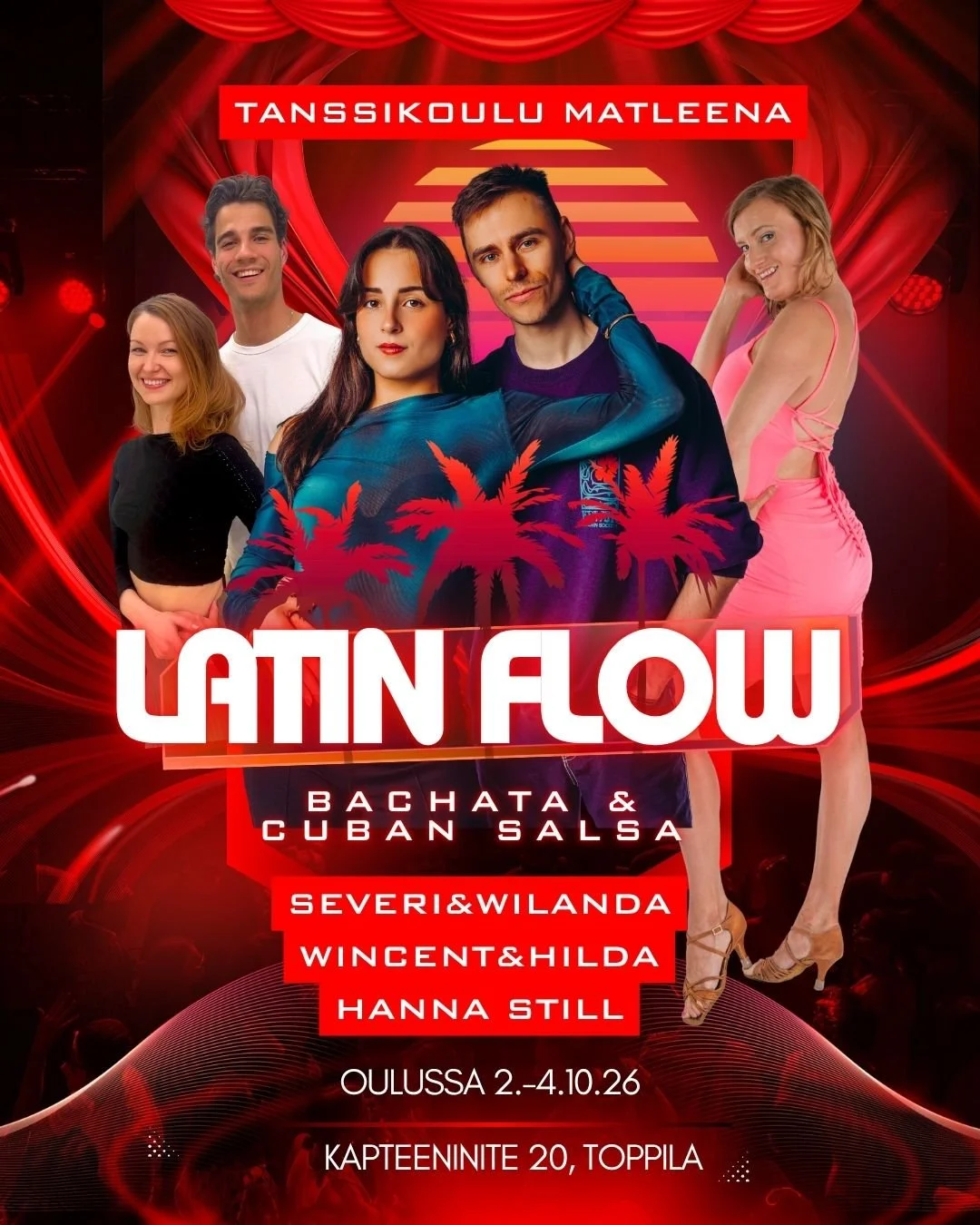 Latinalaisia rytmejä Tanssikoulu Matleenassa
