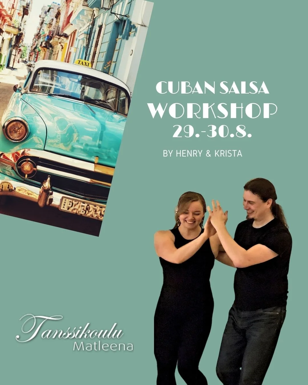 Paritanssijat tanssivat Cuban Salsaa