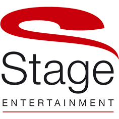 Logo mit einem großen roten Buchstaben S und dem Text 'Stage Entertainment' darunter.